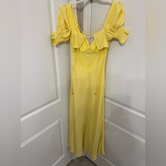 Hello Molly Dresses Hello Molly Maxi Yellow Dress Xs Never Worn
